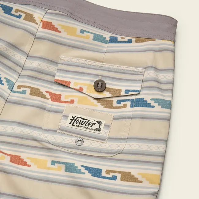 Howler Brothers Bruja Boardshorts - Temple Tracks : Sand