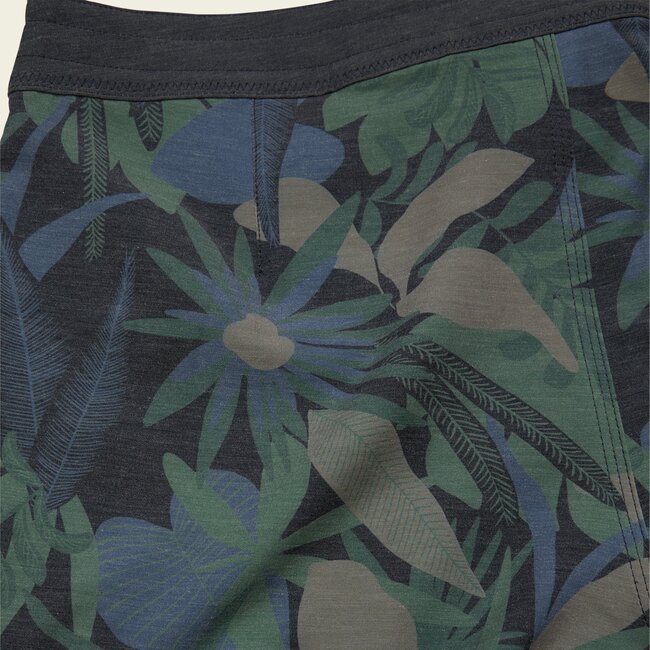 Howler Brothers Bruja Boardshorts - Tropical Dimension : Antique Black