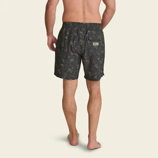 Howler Brothers Deep Set Boardshorts - Sea Rodeo : Antique Black