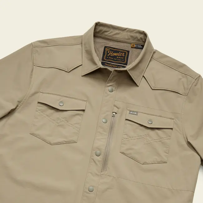 Howler Brothers Emerger Tech Longsleeve - Driftwood