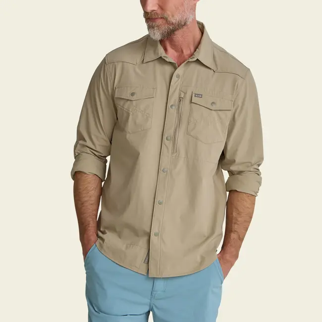 Howler Brothers Emerger Tech Longsleeve - Driftwood