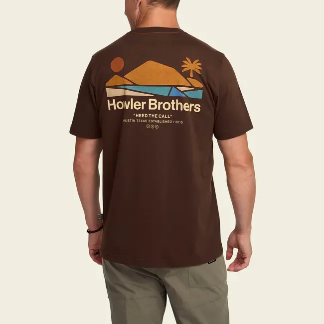 Howler Brothers T-Shirt : Bahía de Howler : Mahogany