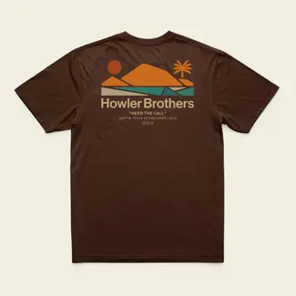 Howler Brothers T-Shirt : Bahía de Howler : Mahogany