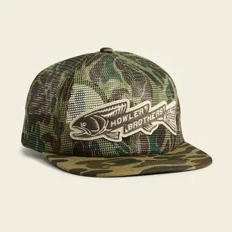Howler Brothers Unstructured Snapback Hats - Trout Bolt : Camo