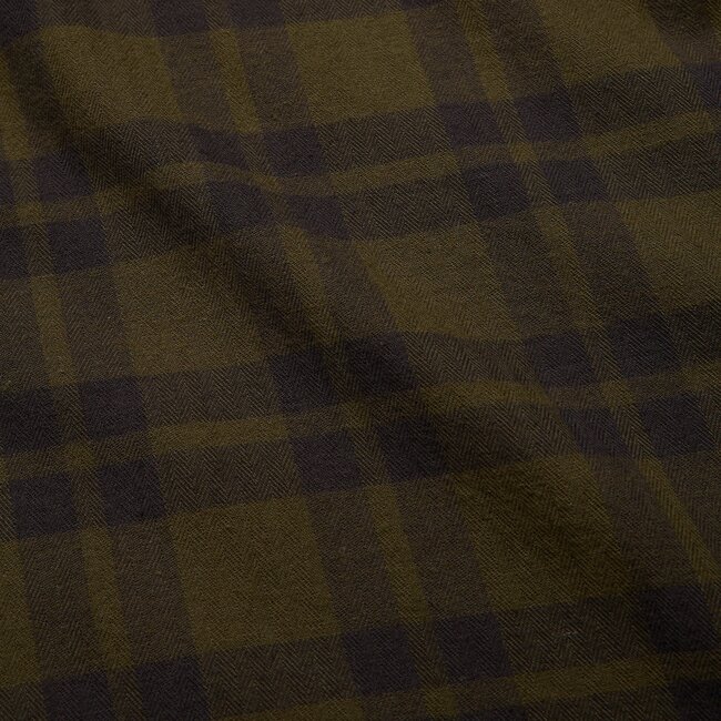 Howler Brothers La Grange Lightweight Flannel : Cohen Plaid : Dark Olive