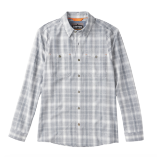 Orvis TECH CHAMBRAY PLAID WORKSHIRT