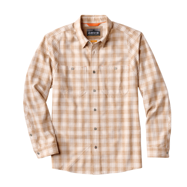 Orvis TECH CHAMBRAY PLAID WORKSHIRT