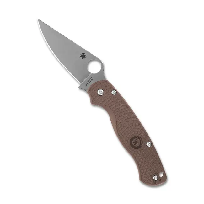 Spyderco Para Military 2 Lightweight Brown FRN, CMP 15V, Plainedge