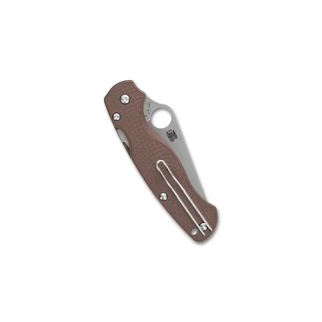 Spyderco Para Military 2 Lightweight Brown FRN, CMP 15V, Plainedge