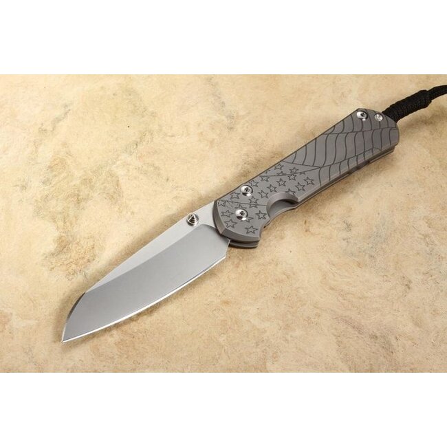 Chris Reeve Knives Large Sebenza 31 Graphic Glass Blasted Forever Flag, Insingo