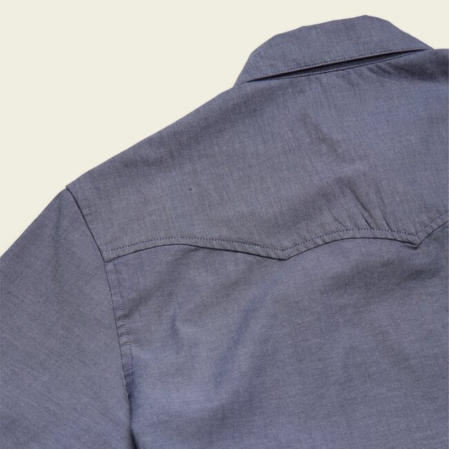 Howler Brothers Crosscut Deluxe Snapshirt - Noche de Paz : Indigo Chambray