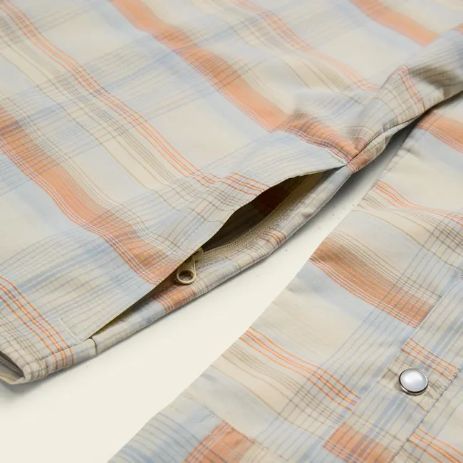 Howler Brothers H Bar B Tech Longsleeve - Cameron Plaid : Cream