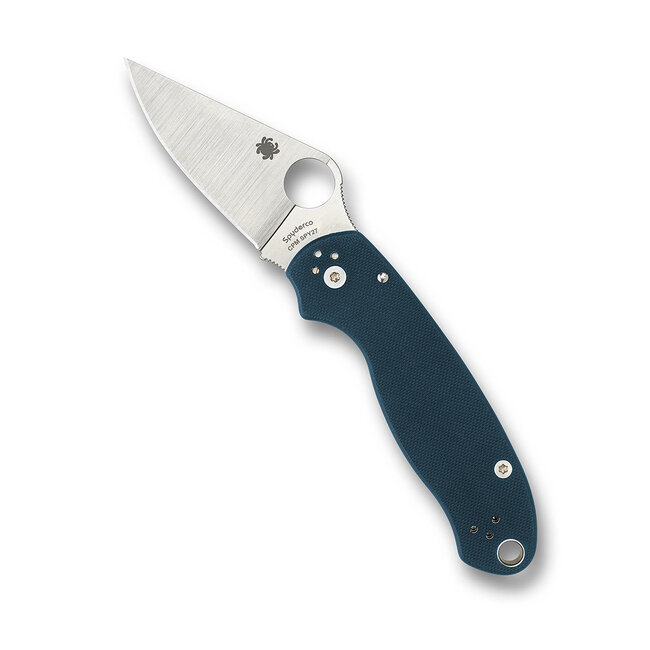 Spyderco PARA 3 COBALT BLUE G-10 CPM SPY27 PLAINEDGE