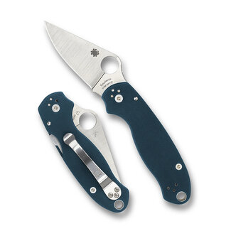 Spyderco PARA 3 COBALT BLUE G-10 CPM SPY27 PLAINEDGE