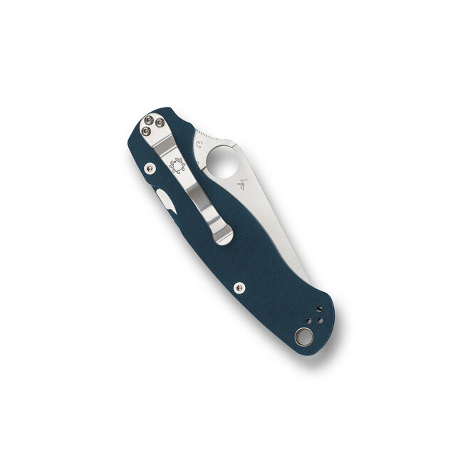 Spyderco PARA MILITARY 2 COBALT BLUE G-10 CPM SPY27 PLAINEDGE