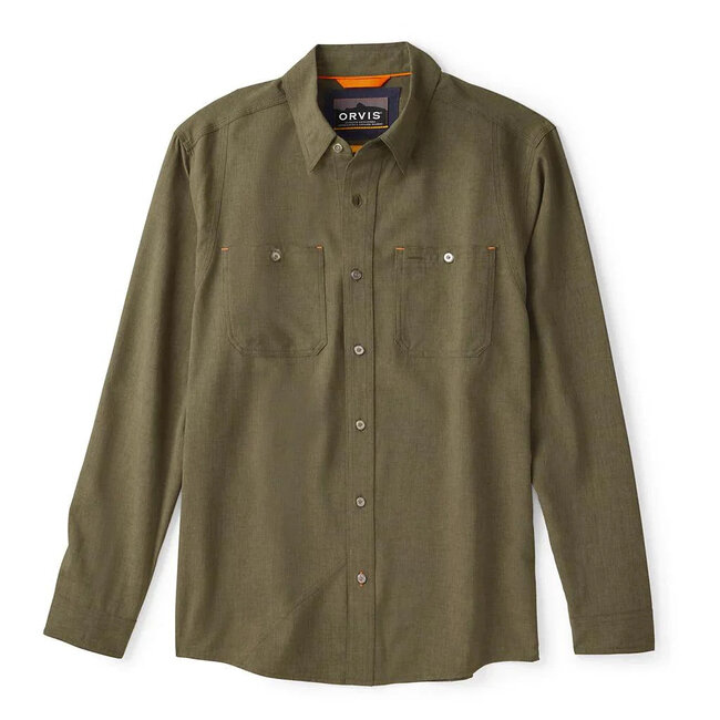 Orvis TECH CHAMBRAY LS WORK SHIRT