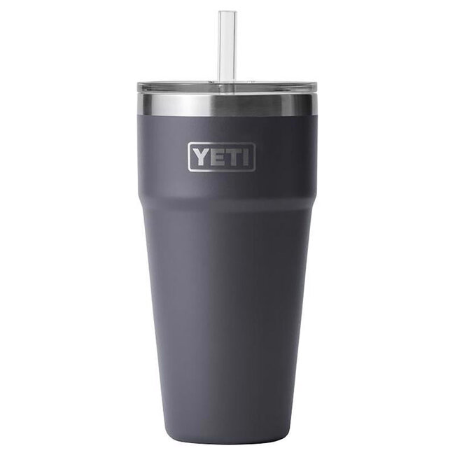 Yeti Rambler 26 oz Straw Cup Black