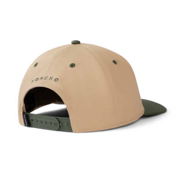Poncho Outdoors Tan Eagle and Trout Hat One Size