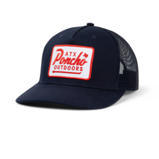 Poncho Outdoors Navy Home Base Hat One Size