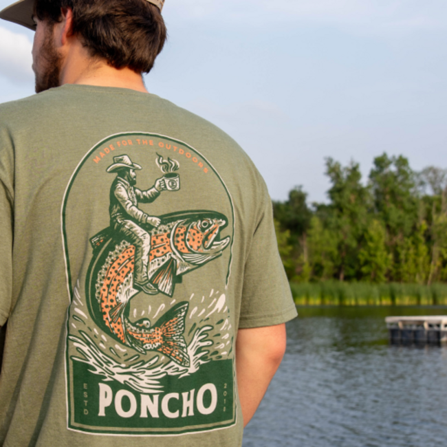 Poncho Outdoors The Trout Rider T-Shirt