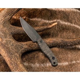 Half Face Blades Feather Light- OD Green Canvas Micarta, Allen Bolts, Textured Grip