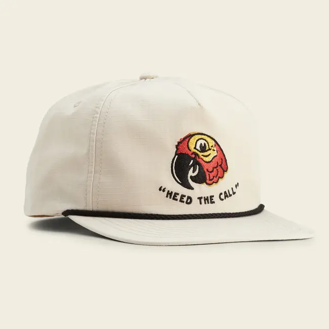 Howler Brothers Unstructured Snapback Hat Chatty Bird: Stone OSFA