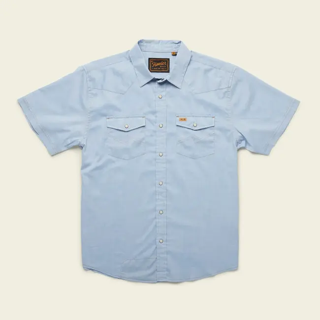 Howler Brothers H Bar B Snapshirt - Faded Blue Oxford