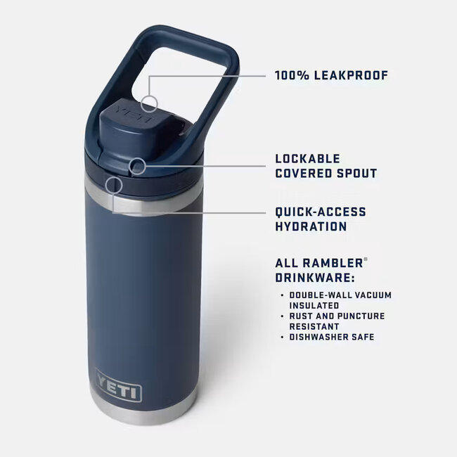 Yeti Rambler 18oz Flip Chug Bottle