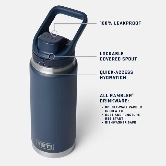 Yeti RAMBLER 26 OZ BOTTLE FLIP CHUG