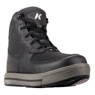 Korkers Stealth Sneaker Boot w/ Fixed Kling-On Rock Soles, Black