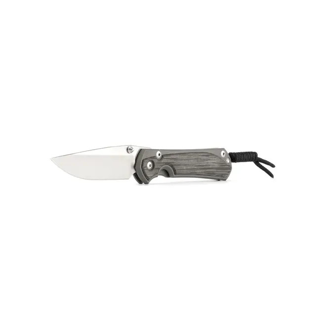 Chris Reeve Knives Small Sebenza 31 Inlay Micarta Canvas Black Drop Point (MagnaCut)