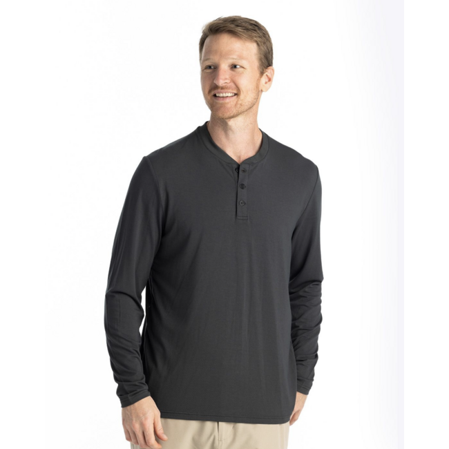 Free Fly Men's Bamboo Flex Long Sleeve Henley