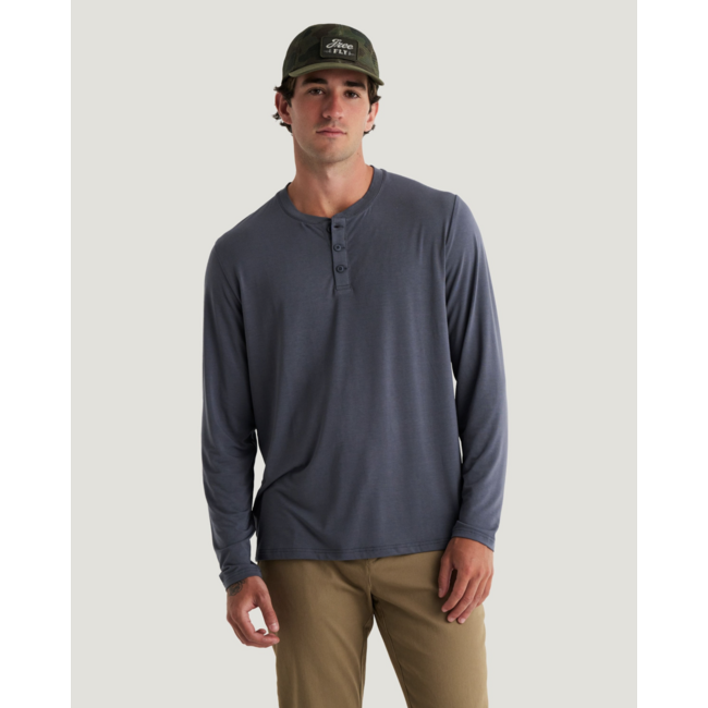 Free Fly Men's Bamboo Flex Long Sleeve Henley