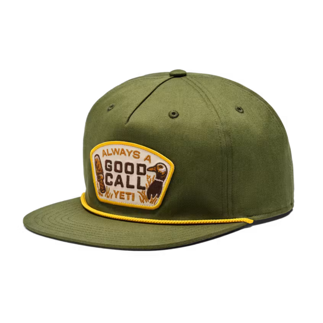 Yeti Good Call Flat Brim Rope Hat - Dark Green