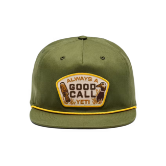 Yeti Good Call Flat Brim Rope Hat - Dark Green