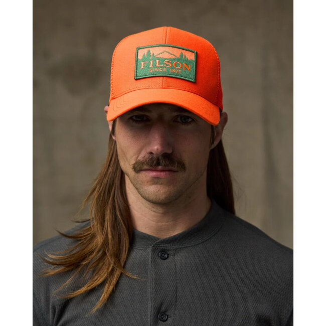 Filson Logger Mesh Cap Blaze Orange