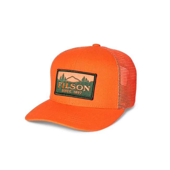 Filson Logger Mesh Cap Blaze Orange