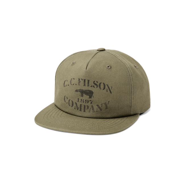 Filson Stencil Graphic Trucker Cap Olive