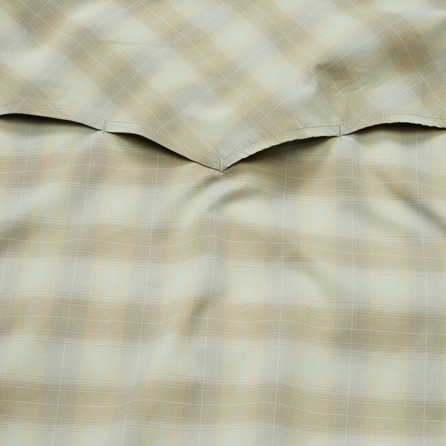 Howler Brothers H Bar B Tech Longsleeve - Kent Plaid : Fog Green