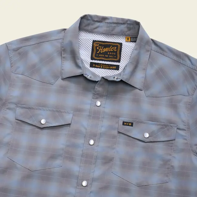 Howler Brothers H Bar B Tech Longsleeve - Kent Plaid : Tradewinds