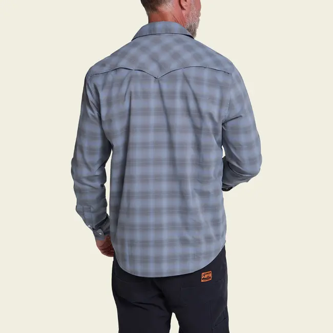 Howler Brothers H Bar B Tech Longsleeve - Kent Plaid : Tradewinds