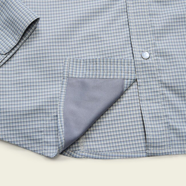 Howler Brothers H Bar B Tech Longsleeve - Rancher Floral : Smoke Blue
