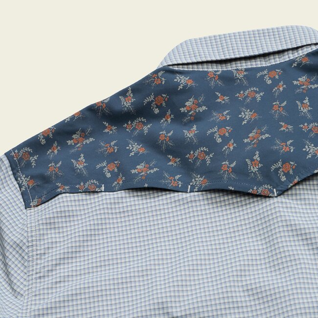 Howler Brothers H Bar B Tech Longsleeve - Rancher Floral : Smoke Blue