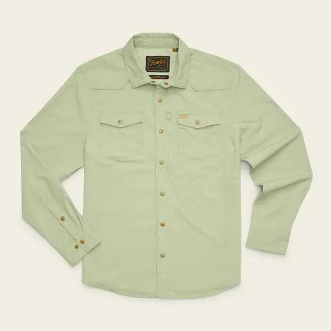 Howler Brothers Emerger Tech Longsleeve - Fog Green