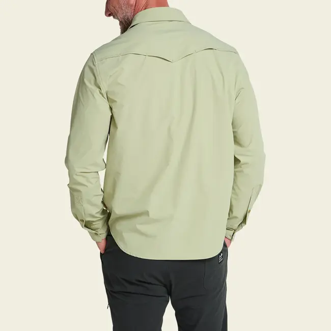 Howler Brothers Emerger Tech Longsleeve - Fog Green