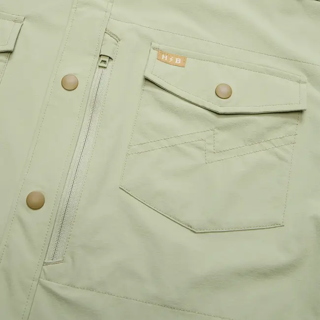 Howler Brothers Emerger Tech Longsleeve - Fog Green
