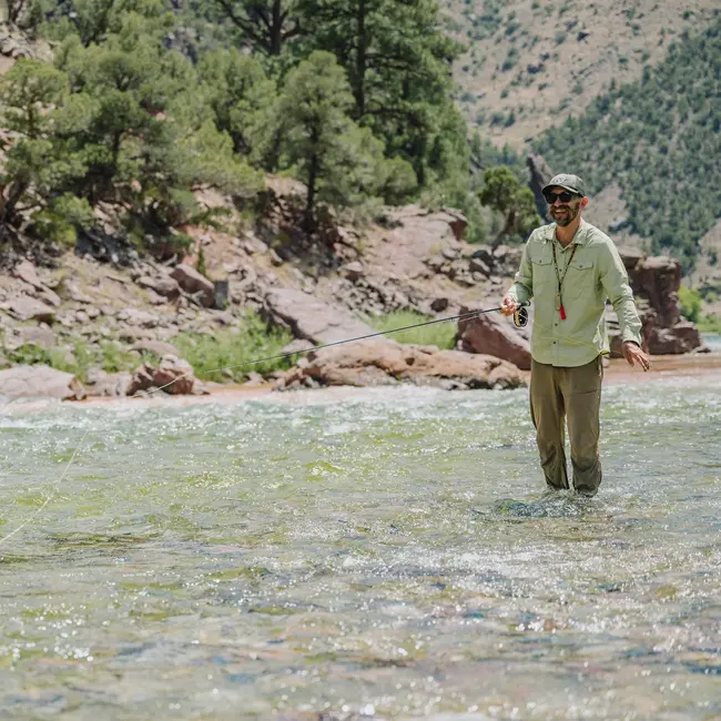 Howler Brothers Emerger Tech Longsleeve - Fog Green