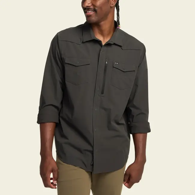 Howler Brothers Emerger Tech Longsleeve - Antique Black