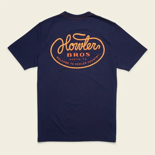 Howler Brothers T-Shirt - Howler Lasso : Navy