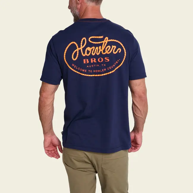 Howler Brothers T-Shirt - Howler Lasso : Navy